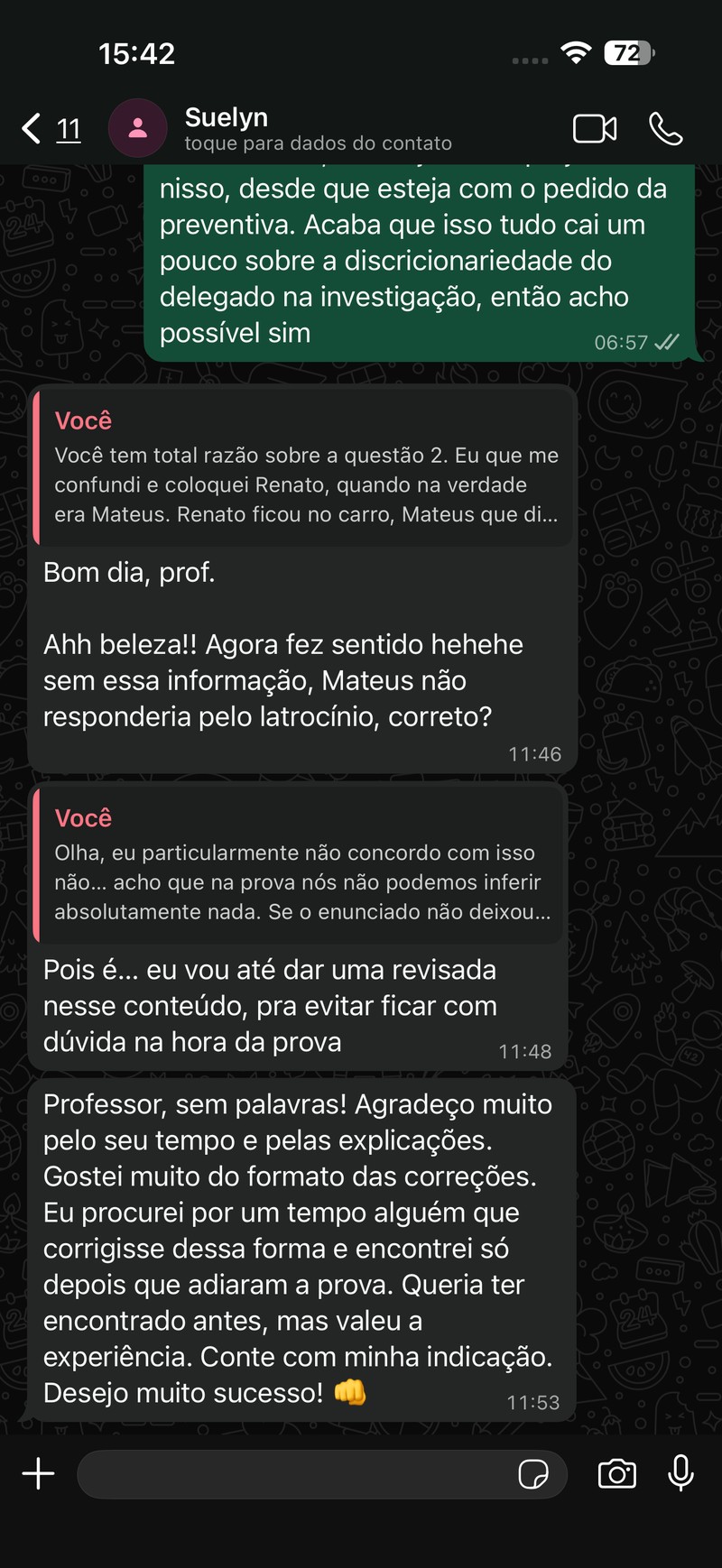 Depoimento de mentorado 7